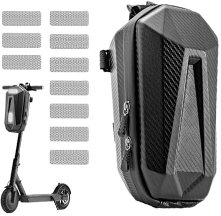 Geoyien Mochila Patinete Electrico, Bolsa Patinete Electrico, Gran Capacidad 2/3L, Impermeable y Duradero, Tiras Reflectantes, Adecuado para Scooters Eléctricos y Bicicletas (B)
