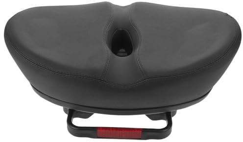Toyvian Selle de Vélo sans Nez Légère et Creuse Coussin Rembourré Haute Élasticité pour VTT et Vélo Urbain Siège Confortable pour Adultes et Remplaçant Rapide et Polyvalent