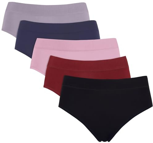 Carole Hochman Womens 5-Pack Midnight Stretch Hipster (US, Alpha, Medium, Regular, Regular, Dark Multi)