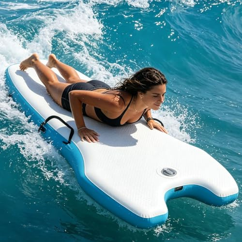 Drmoxin 2026 nflatable Bodyboard/Jet Board Electric Surfboard with Underwater Scooter – 500W/700W Brushless Motor, 10000/16000mAh, 7-11 km/h – for Adults & Kids 700W