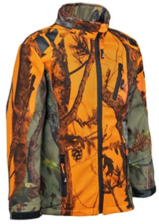 Percussion Blouson De Chasse Softshell Ghostcamo Enfant