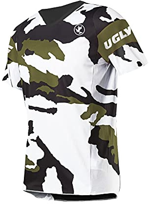 UGLY FROG Herren Besonderes Cooles Design Downhill Jersey/Jacken, MTB Männer T-Shirt,Mountainbike/Motocross-Trikot, Enduro/Offroad/Quad Cross Kleidung