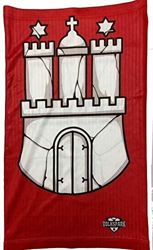 Volkspark Hamburg Halswärmer Loopschal Rot Hammaburg