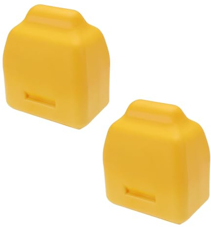 eMagTech 2 topes delanteros compatibles con Jeep Grand Cherokee WJ 2001 2002 2003 2004 82 x 72,2 x 49,8 mm, topes de brazo de control frontal de poliuretano, color amarillo