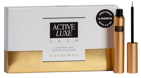 Active Luxe Wimpernserum – Lash Serum für längere, dichtere & dunklere Wimpern – Eyelash Serum ohne Hormone, Vegan & Klinisch Getestet, 3 ml