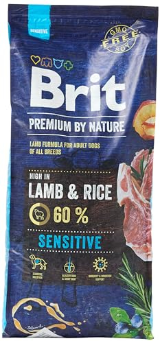 BRIT Premium by Nature Sensitive Lamb 15kg Hundetrockenfutter