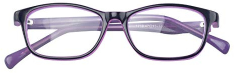 ALWAYSUV Computer Glasses Blue Light Blocking for Kids Boys Girls Teens Children Gaming Eyewear Reduce Eyestrain Glasses Purple