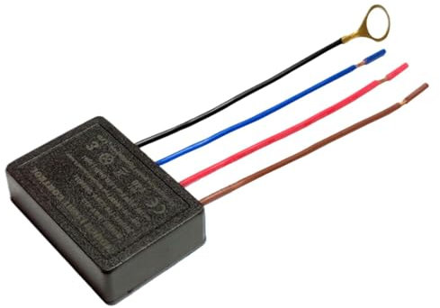 Touch Sensor Dimmer, 3 Way Lamp Sensor Dimming Touch Light Dimmer, Lamp Touch Sensor, Sensitive Touch Light Dimmer, Control Module Stepless Multi-Functional Replacement Sensor for Wall Lamps