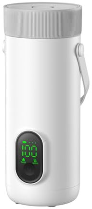 Hervible de Viaje Eléctrico Inalámbrico, Caldera de té de Viaje de 350 Ml, Caldera de Agua de Acero Inoxidable, Hirviendo Rápida, Caldera de Agua Caliente Portátil para café de