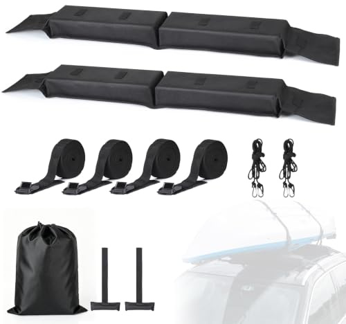 EFUTURETIME Barras Techo Coche Universal para Coche con/sin Barras de Techo