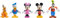 Disney Junior Mickey Mouse bewegliche Sammelfiguren 5-Pack: Mickey Mouse, Minnie Mouse, Donald Duck, Goofy, Pluto, ab 3 Jahren, Just Play