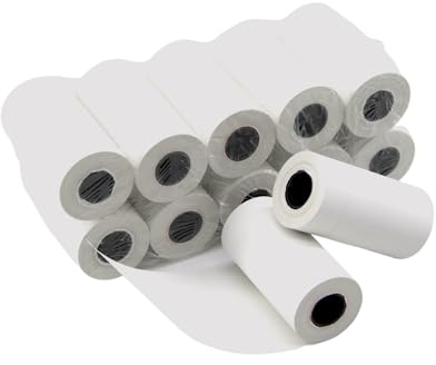 Enpack EC Cash Rollen für EC Kartenlesegerät - Thermorollen 57mm x 9m x 12 mm - EC Rollen Thermopapier - Bonrollen/Kassenrollen 57mm für EC Gerät (57x30x12-9 Meter - 50 Rollen) (57x30x12 mm)
