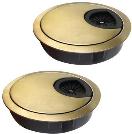 2 Pcs Desk Cable Grommet
