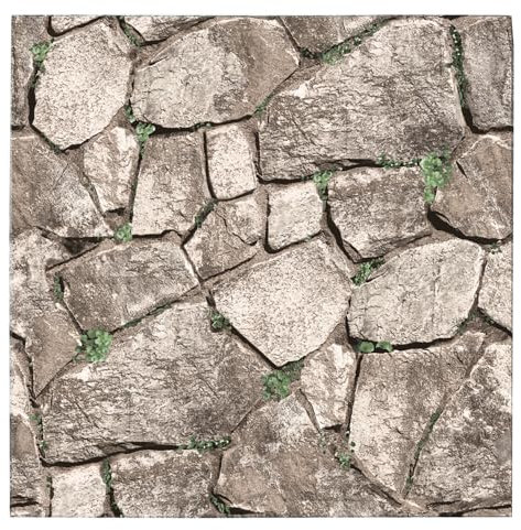 3D Wall Panels Self Adhesive, 3D Wall Panels Peel and Stick,Stone Effect Wall Stickers for Home, Office, Kitchen, Bathroom, Bedroom, Living Room, Dining Room (11.8 * 11.8 inch*10pcs)