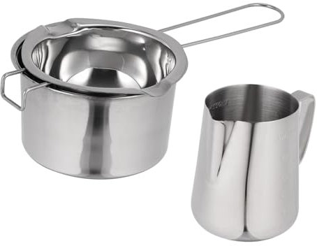 SHOWERORO Utensilios De Cocina para Exteriores Olla para Fundir Inoxidable Versátil Rápida y Fácil De Manejar para