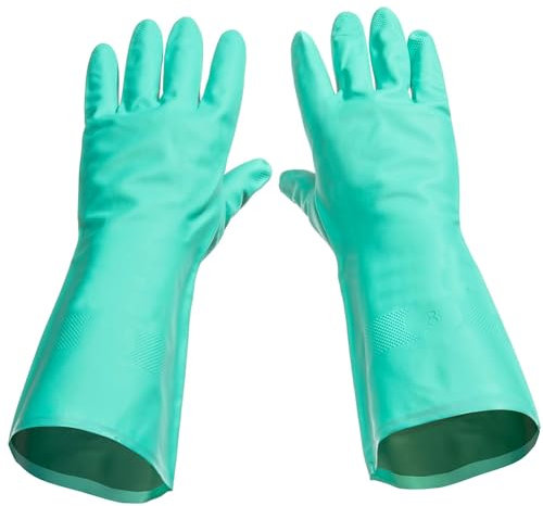 Abibiocy Gants à lave-vaisselle 1pair gants à vaisselle en latex résistants l'huile Cuisine antiadhésive pour laver la du plat réutilisable lavage grand nettoyage pour la maison, de lave-vais