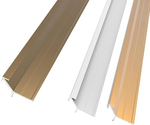 Kakelklipp, aluminiumgolv övergångsremsa, T-gjutning, tjocklek ca 1 mm tröskelramper för dörröppning dörr tröskel reducerare dörr kant trim