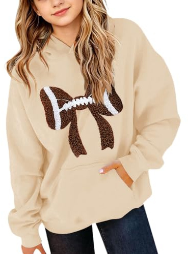 Mjjsk huvtröja för flickor sport boll grafisk tröja med huva | Pullover sweatshirt mjuk skola pe huvtröja toppar barn vardaglig långärmad komfort höst vinter barn vardagskläder
