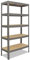 shelfplaza® 180x90x50cm PROFI Schwerlastregal grau/Metallregal mit 5 Böden à 200kg Tragkraft/Kellerregal Metall, Garagenregal, Werkstattregal oder Regal Lagerregal/Steckregal Metall