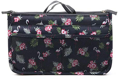 NOVAGO Organiser/Organisateur/Pochette/sac de rangement pour intérieur de grand sac à main ou sac de voyage- Flamant Rose (autres couleurs diposibles)