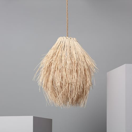 LEDKIA Lámpara Colgante Ratán Kathu Manyoya Natural