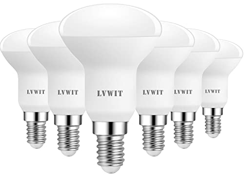 LVWIT E14 LED Lampe Warmweiß 7.2W, 806 lm Reflektorlampe 2700K, E14 LED Reflektor R50 Strahler ersetzt 60W Glühbrine, 6er Pack