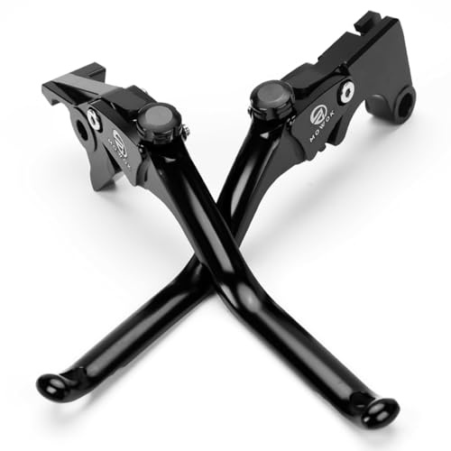 MOWOK Leve Freno e Frizione Moto Accessori per MT07 MT-07 2014-2026 Tenere 700 XSR 700 900 ABS FZ07 FZ09 MT-09 TRACER 2015-2020 FZ8 FZ6R XJ6N XJ6 Diversion Regolabili Design Arrotondato (Nero)