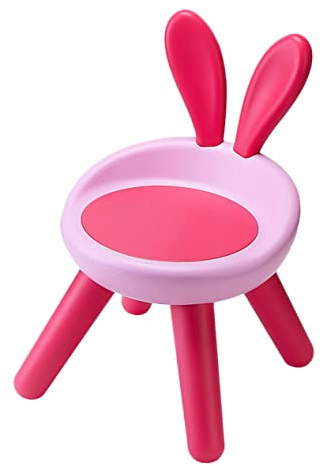 HONMEET Silla Respaldo para Niños Taburete Anticaídas para Niños Taburete De Plástico Diseño Ergonómico Redondeado Sin Bordes Afilados para Bebés En Casa o Guardería