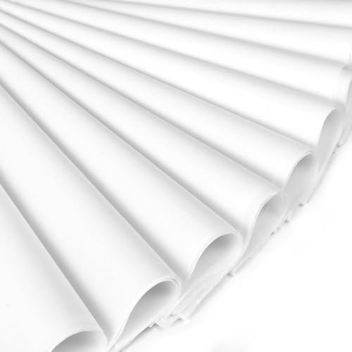 Kesote 60 Hojas Papel de Seda para Envolver 50 x 70 cm Papel para Relleno de Regalos o Manualidades, Blanco