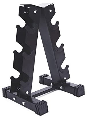 Hantelständer Kurzhantel Rack, 3-Tier Hantelablage Kurzhantelständer 200kg Belastbarkeit, Stahl Hantelregal Dumbbell Rack Hantelaufbewahrung für Home Gym