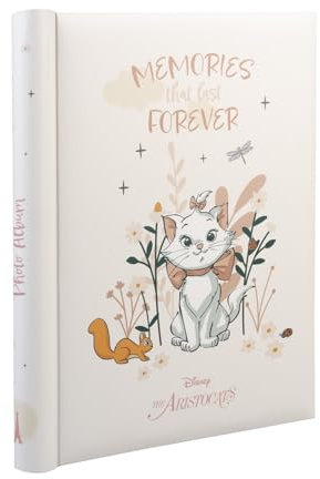 Grupo Erik Photo Album Self Adhesive Disney The Aristocats | 9x12 inches - 24x32 cm, 15 Double Sided Pages, Polaroid Photo Album, Scrapbook, Memory Book, Travel Gift Ideas, Disney Gifts For Cat Lovers