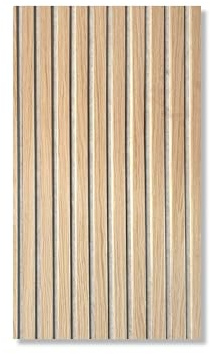 Akustikpaneele AURA Balance Light Oak 240x60cm | Wandpaneel Holzoptik beige | Filz Wandpanel | acoustic wall panel | Wandverkleidung innen | Schallschutz Wand | 1,44m²