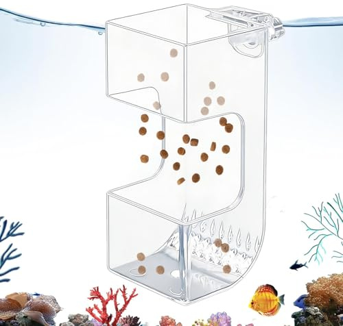 Vassoio per Alimentazione in Acquario | Contenitore per Cibo che Affonda,Contenitore per Alimentazione Pesci | Accessorio per Gamberetti Betta Vacanza