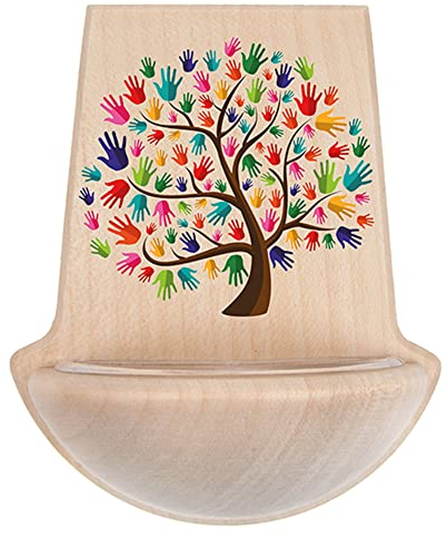 Fritz Cox Kinderweihkessel 'Lebensbaum' Holz bedruckt