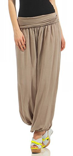 ZARMEXX Damen Pumphose Harem-Stil Sommerhose Einheitsgröße (36-42)