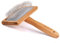 Hundebürste, Katzenbürste Hunde Bürste Haustier Bürsten für Langhaar und Kurzhaar,Softbürste für Knoten und Unterfell,Holz