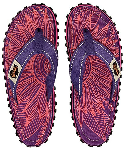 Gumbies Model Original, Pink/Purple/Pink, Toe Separator Women/Men's Shoes, Sandals, 4 UK