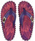 Gumbies Model Original, Pink/Purple/Pink, Toe Separator Women/Men's Shoes, Sandals, 4 UK