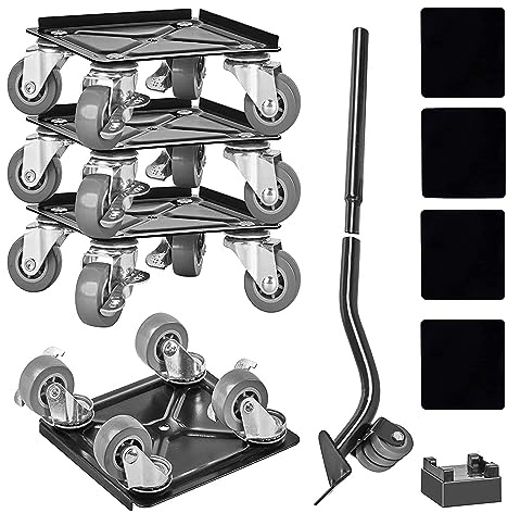 Heavy Furniture Roller Move Tools with 4 Wheels ，Larger Size Heavy Duty Furniture Movers，for Moving Heavy Furniture, Refrigerator, Sofa, Cabinet