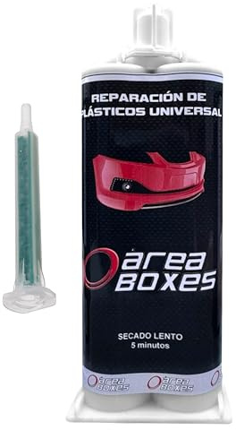 AREABOXES Colla epossidica 2 componenti P/pistola. Colla bicomponente per plastica [STRAFORTE]. Sigillo, Riempito E Incolla Tutte Le Plastiche, Dall'Uso Industriale A Domestico E Automotive (LENTO)