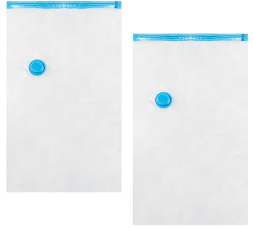 Rumyve 2pcs Vacuum Storage Bags,Space Saver Bags,Large Vacuum Storage Bag,Compressed Sealer Bags Storage for Clothes,Bedding