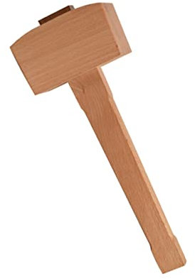 OSALADI Marteau De Menuiserie Naturel Outil à Main Pour Travail Du Et Sculpture Sur Cuir