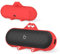 Silikon-Schutzhülle für Beats Pill 2024 Release, Stoßfestigkeit, Wasserfestigkeit, Kratzerfestigkeit, Schmutzfestigkeit, Praktische Bluetooth-Lautsprecherzubehör (rot)