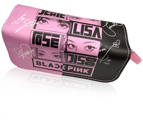 Rosa Astuccio per Matite Blackppink Astuccio Portapenne Multifunzione Astuccio per Studenti, Grande Capacità Matita Borsa,Cosmetici Borse Pencil Holders Forniture di Cancelleria per Ufficio Scuola -B