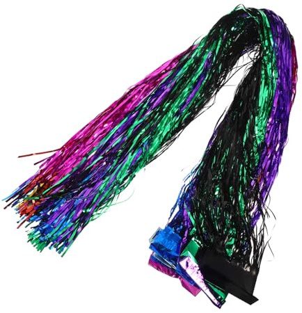 BCOATH Decorazione Albero di Natale Colori Nastro Lametta Lucentezza Iridescente per Feste Natalizie Compleanni e Lauree Leggero e Facile da Appendere
