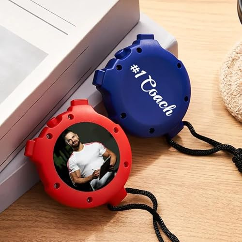 Chronomètre Personnalisé avec Nom ou Photo – Cadeau Coach Sportif, Athlète – Timer Étanche avec Mémoire de Tours & Affichage Digital – Idée Cadeau Personnalisée pour Coach de Foot, Natation ou Fitness