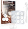 24 Pastilles de Nettoyage pour Machine à Café, avec Brosse de Nettoyage, 2,5 g/Tablettes, Pastilles de Nettoyage pour Jura, Siemens, Melitta, Nivona, Krups, Bosch, Miele