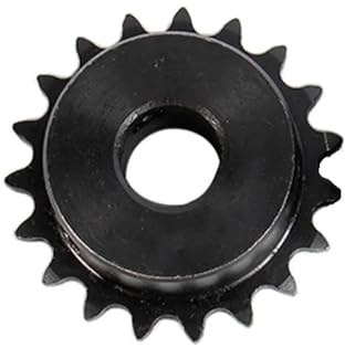 HBALDTEDC Piñón de Rodillos, Piñón de Cadena de Rodillos 25 04C, 0,25 Pulgadas, 9-40 Dientes, diámetro Interior de 5-20 mm, Acero 45(28 Teeth,18mm)
