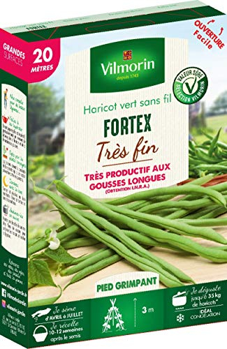 Vilmorin Haricot Fortex Mangetout boite série 20m