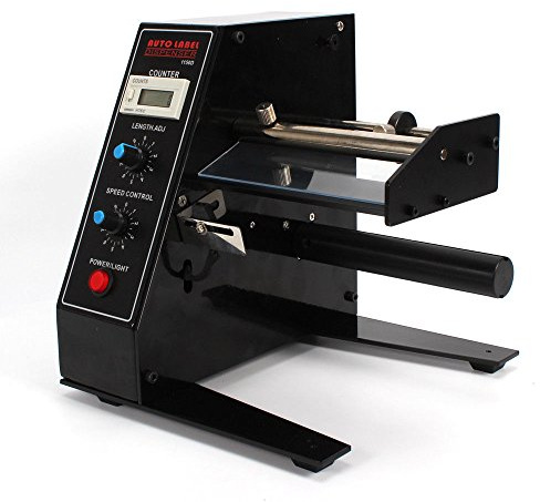 Distributeur automatique d'étiquettes,Machine de séparation de papier d'étiquettes réglable avec écran LED, largeur max. 140 mm, longueur 150 mm